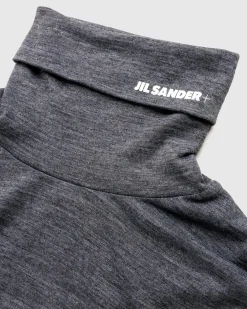 Cheap Jil Sander High-Neck Shirt Dark Grey darkgrey