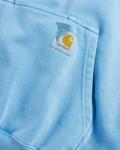 Clearance Carhartt WIP Hooded Pigment Dyed Sweat piscine
