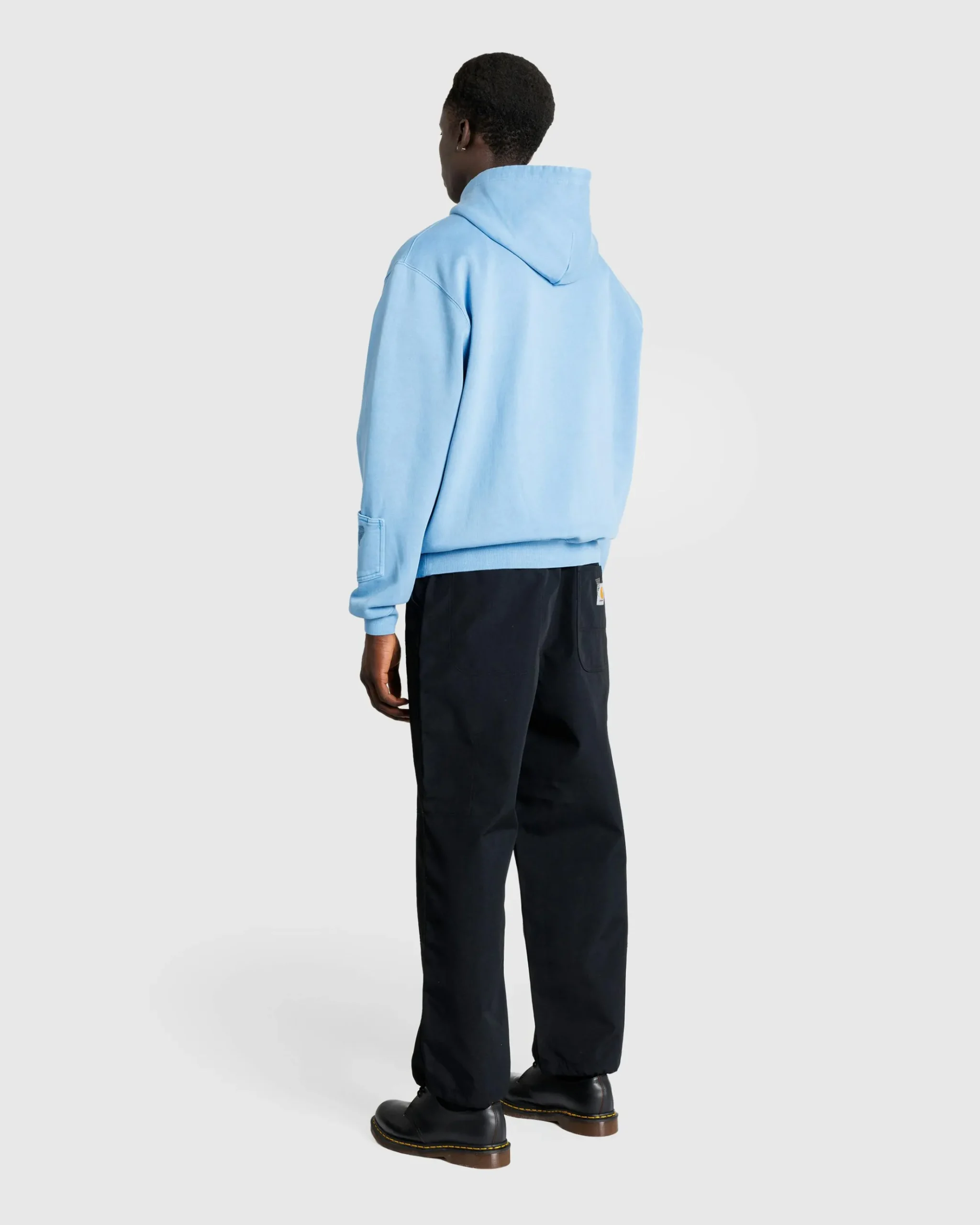 Clearance Carhartt WIP Hooded Pigment Dyed Sweat piscine