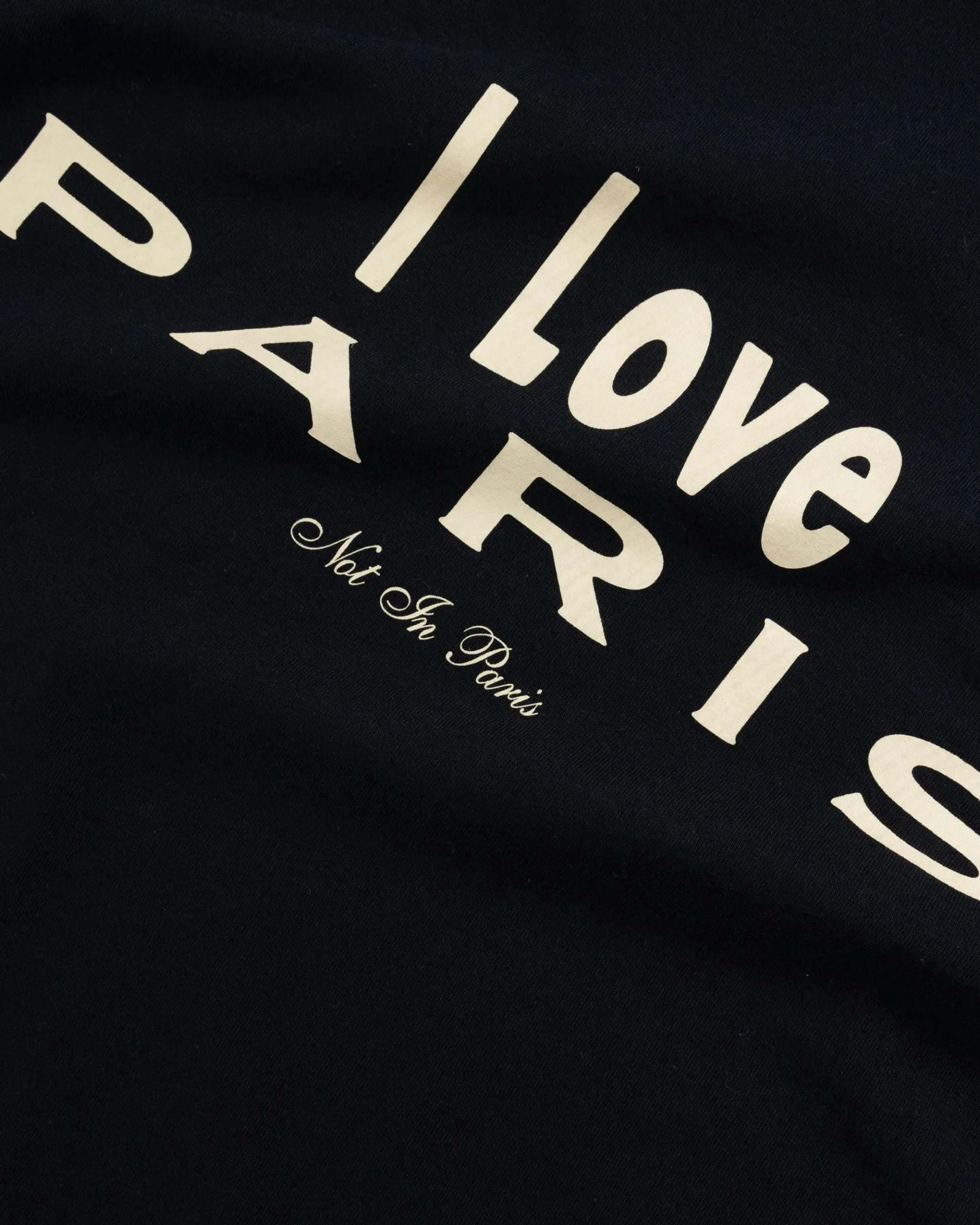 Best Sale Highsnobiety I Love Paris T-Shirt black