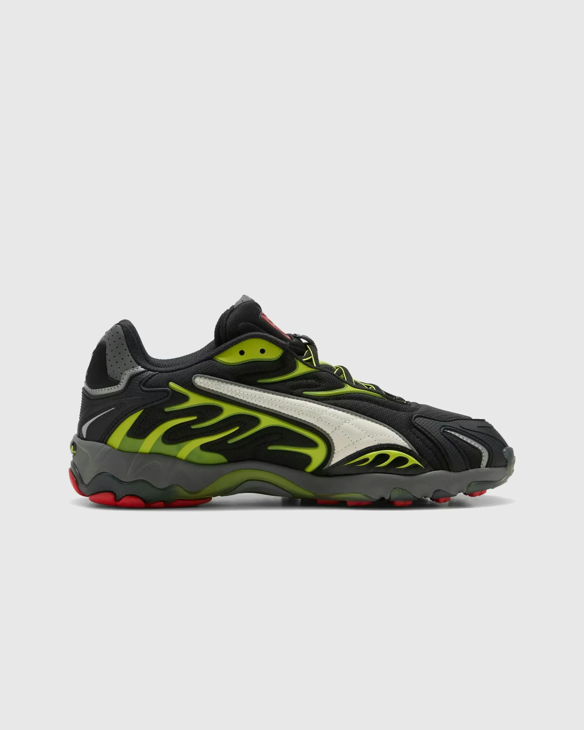Hot Puma Inhale Distressed Black-Warm White-Lime Pow pumablack-warmwhite-limepow