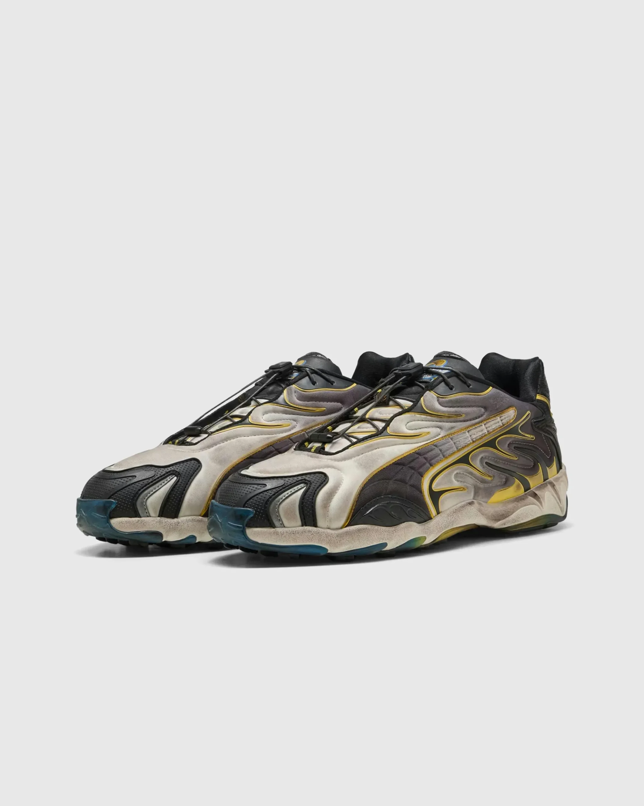 Cheap Puma Inhale Distressed Warm White/Black-Pelé Yellow warmwhite-pumablack-peléyellow