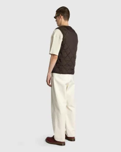 Hot Gramicci Inner Down Vest Dark Brown darkbrown