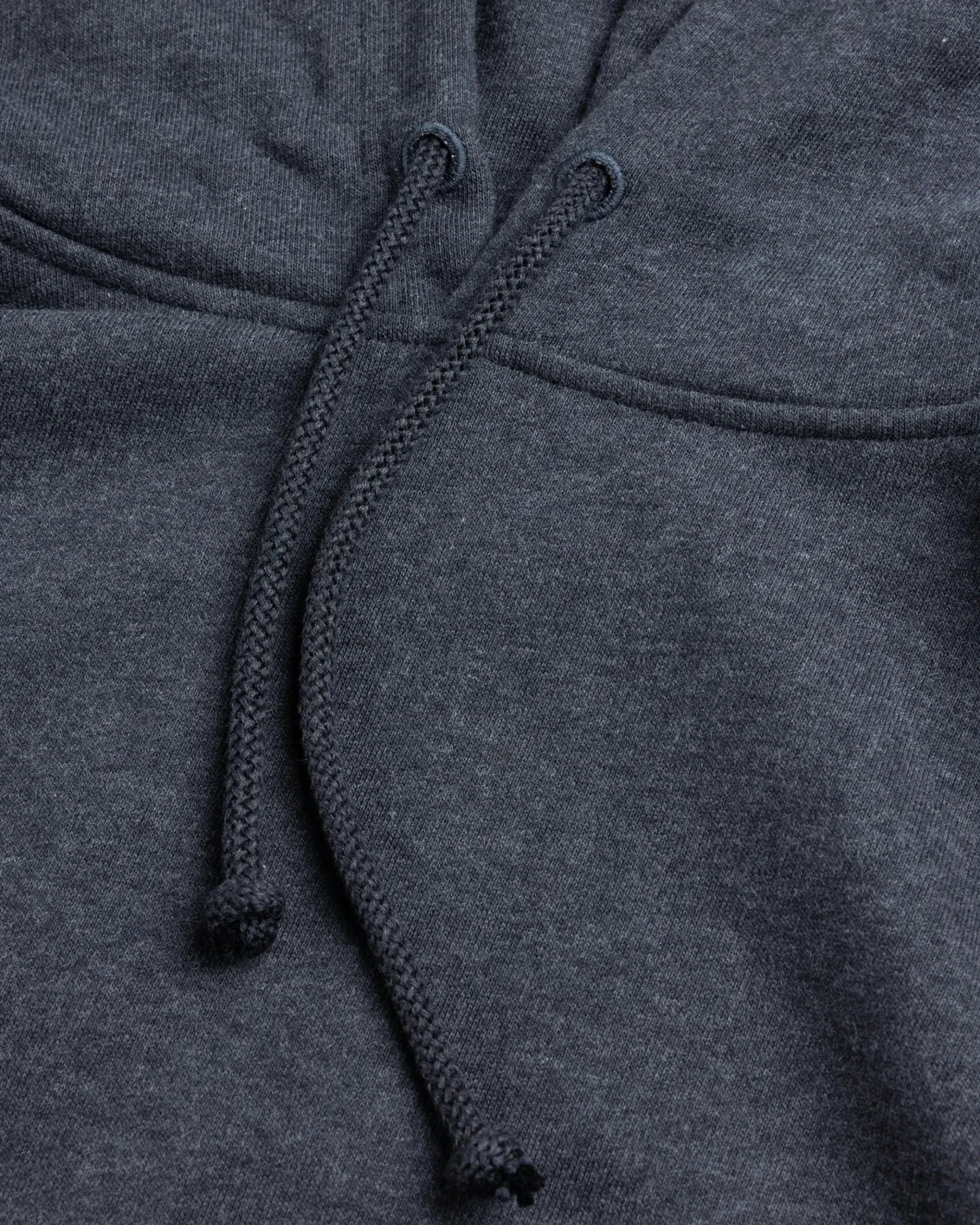 Hot Meta Campania Collective Joseph Jersey Cotton Hoodie Dark Chocolate Melange darkcharcoalmelange