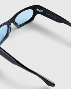Cheap Port Tanger Kerewan Black Acetate/Rif Blue Lens blackacetaterifbluelens
