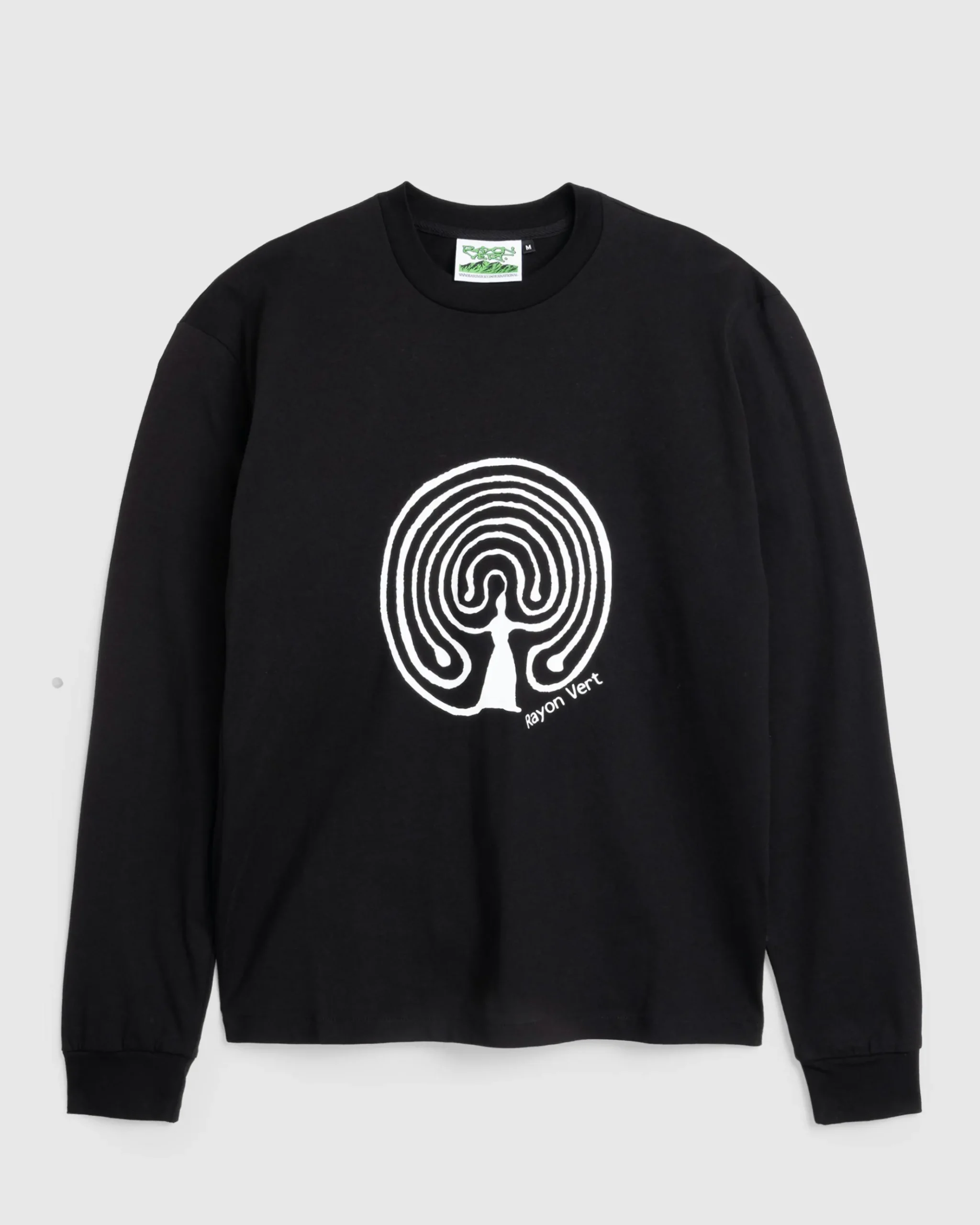 Store Rayon Vert Kern Long-Sleeve T-Shirt Golgotha Black golgothablack
