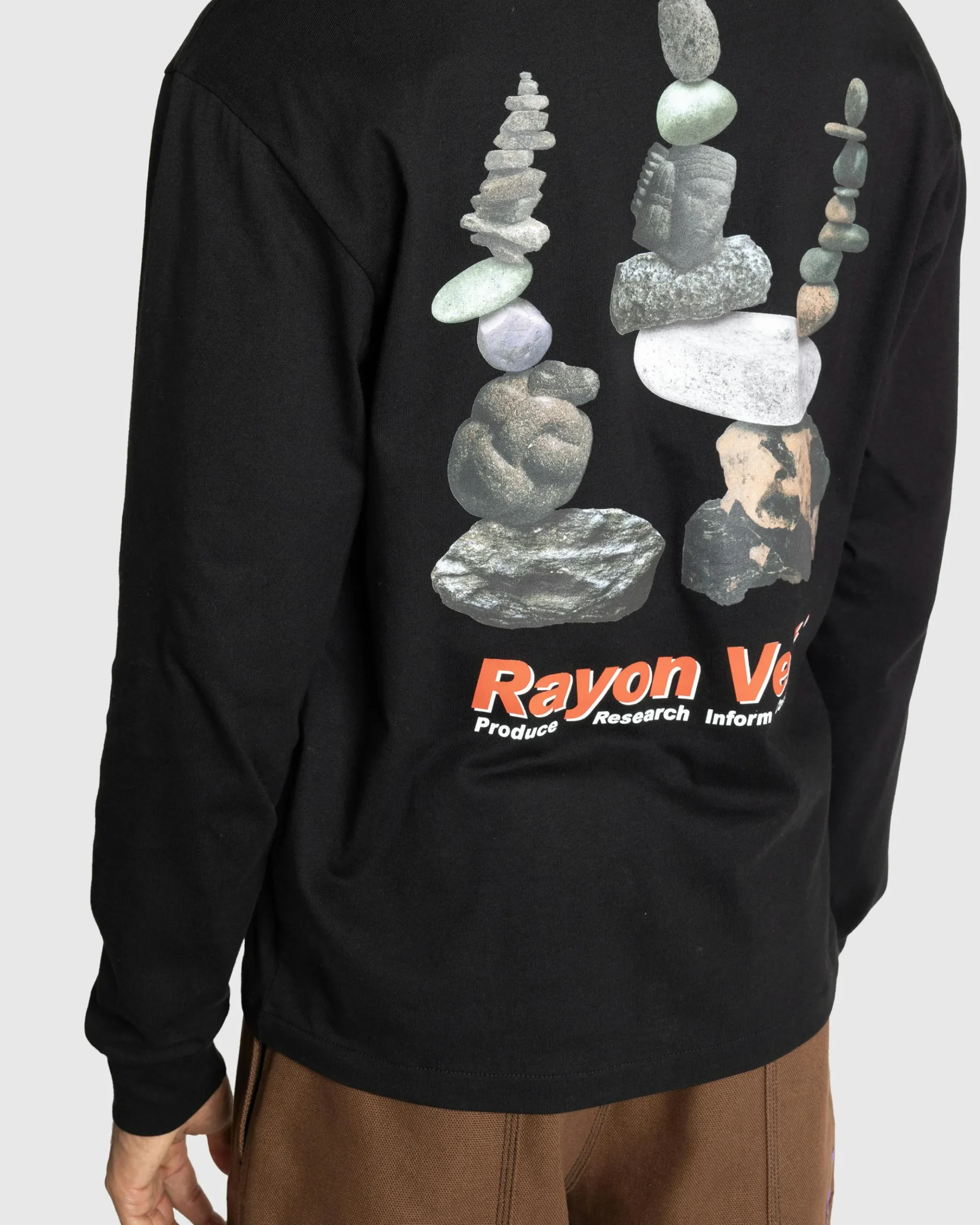 Store Rayon Vert Kern Long-Sleeve T-Shirt Golgotha Black golgothablack
