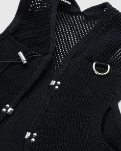 Best Sale SSU Knitted Chest Bag black