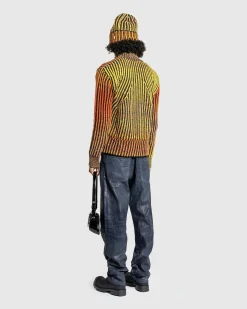 Discount Diesel K-Oakland-Zip Knitwear Scarlet Ibis scarletibis