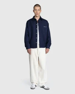 Cheap JACQUEMUS La Chemise Boulanger Dark Navy darknavy