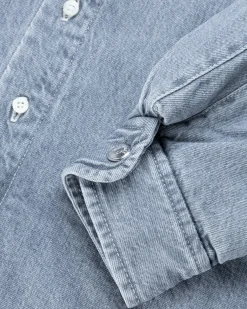 New JACQUEMUS La Chemise Boulanger grey/off-white