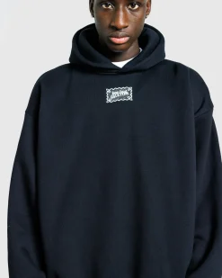 Flash Sale Jean Paul Gaultier Lace Label Hoodie black/white