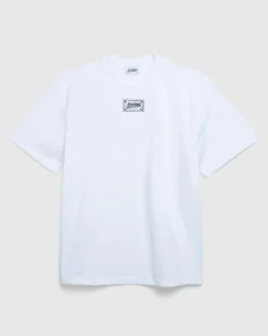 Clearance Jean Paul Gaultier Lace Label T-Shirt white/black