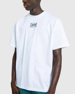 Clearance Jean Paul Gaultier Lace Label T-Shirt white/black