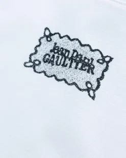 Clearance Jean Paul Gaultier Lace Label T-Shirt white/black