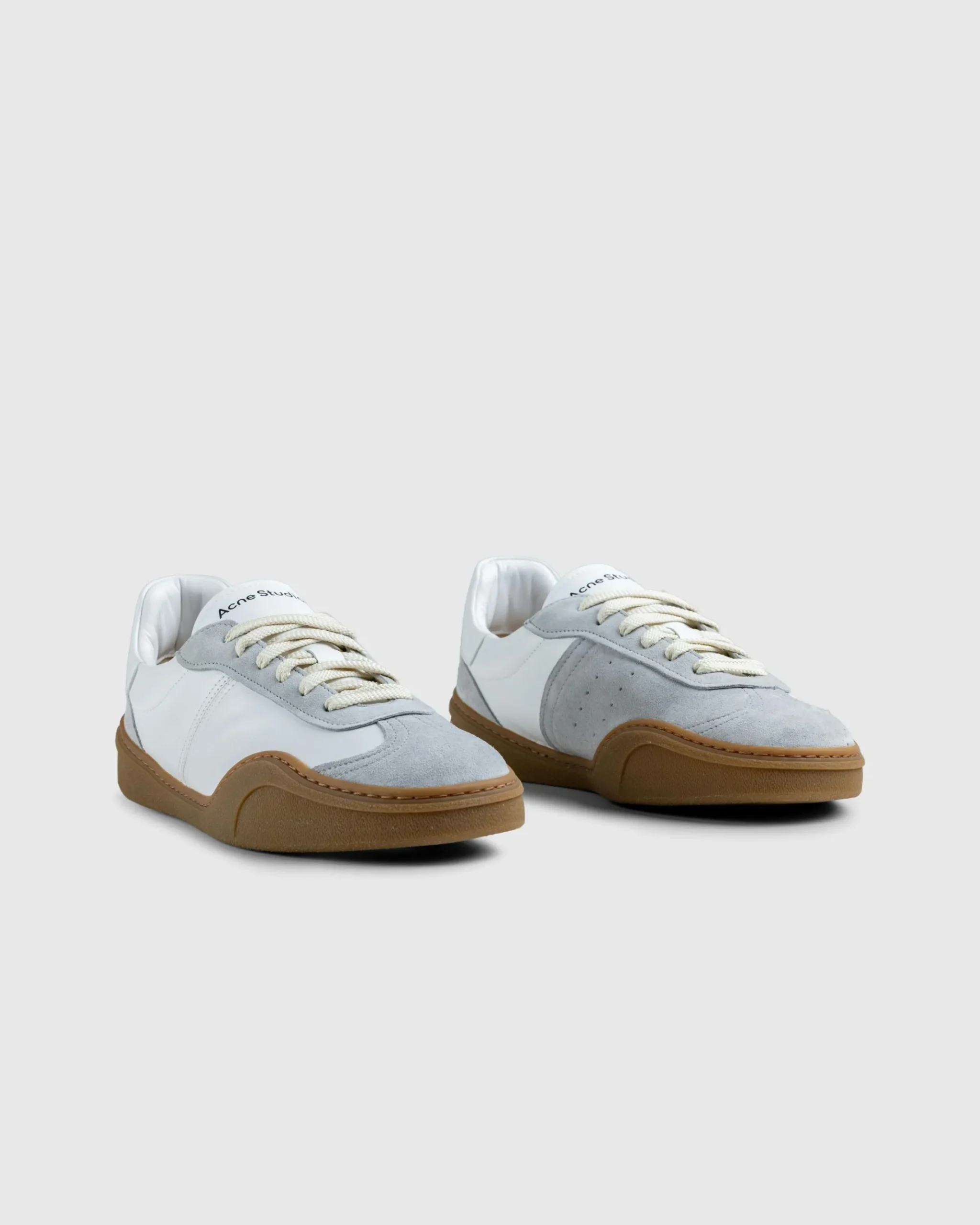Clearance Acne Studios Lace-Up Sneakers white/brown
