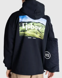 Sale Ljubav Landscape Hoodie black