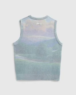 Online Highsnobiety Landscape Sweater Vest Multi blue
