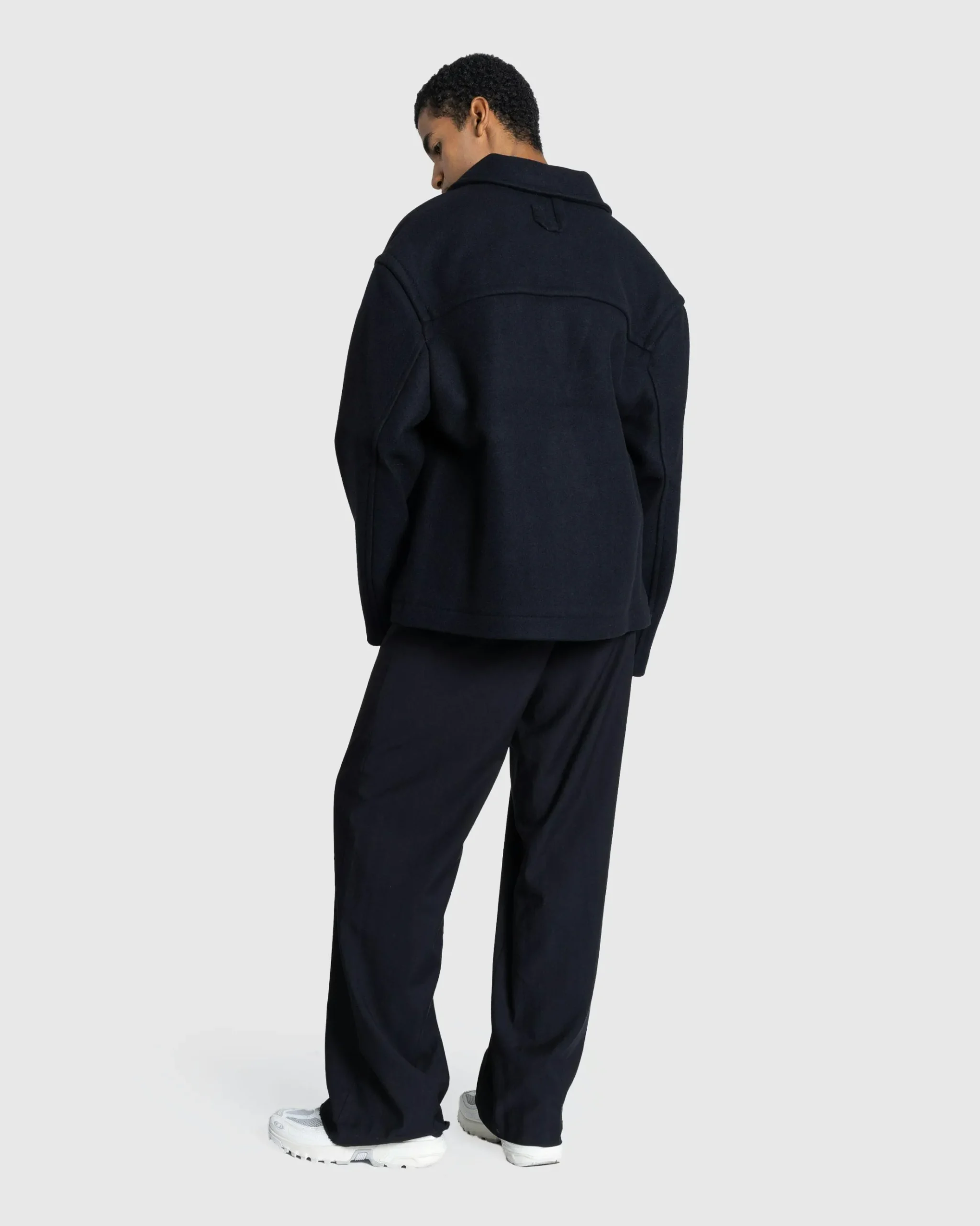 Discount JACQUEMUS Le Manteau Court black