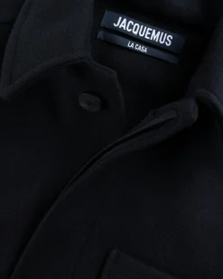 Discount JACQUEMUS Le Manteau Court black