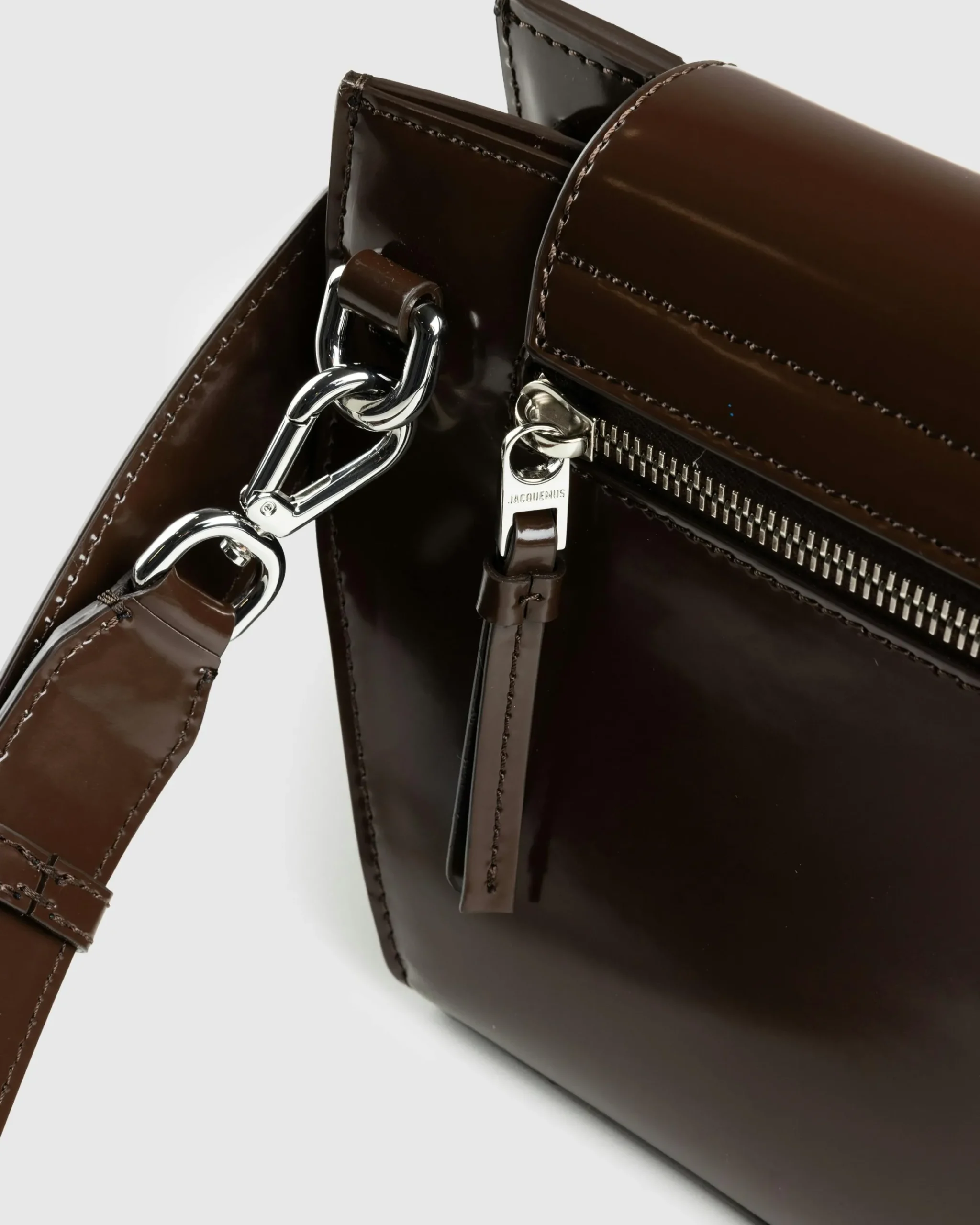 Discount JACQUEMUS Le Messenger Capri Midnight Brown midnightbrown