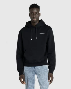 Cheap JACQUEMUS Le Sweatshirt Brodé black