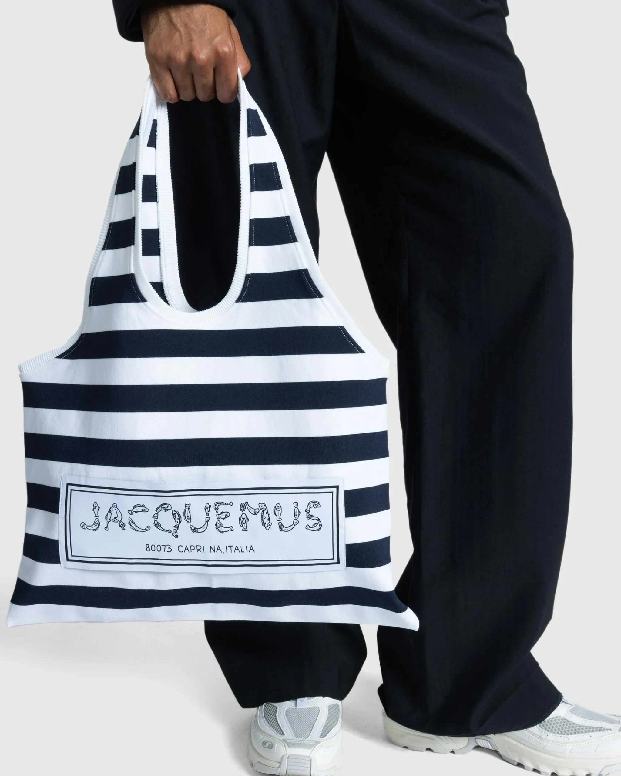 Flash Sale JACQUEMUS Le Tote Marcel multi-navy