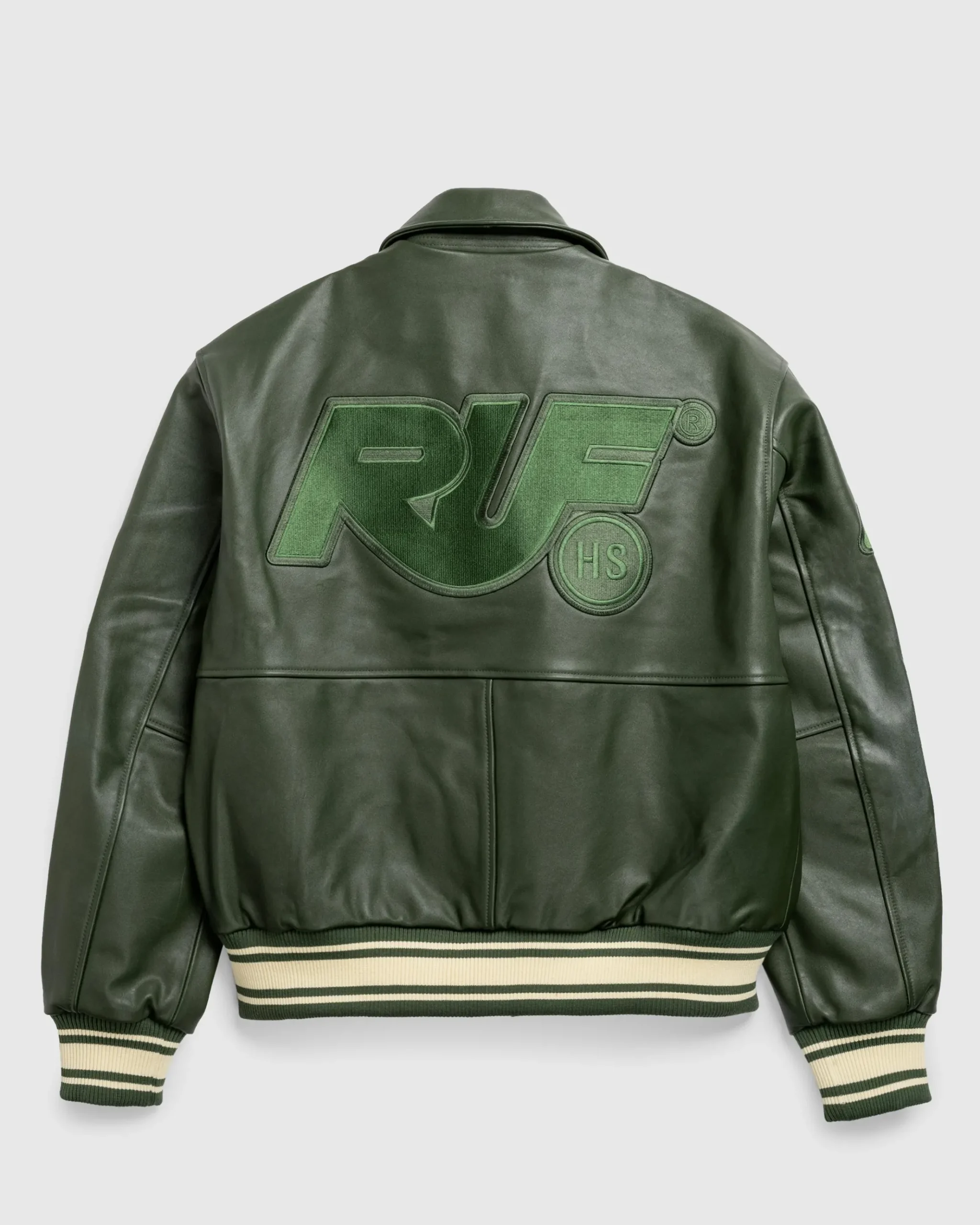 Cheap RUF Leather Bomber green