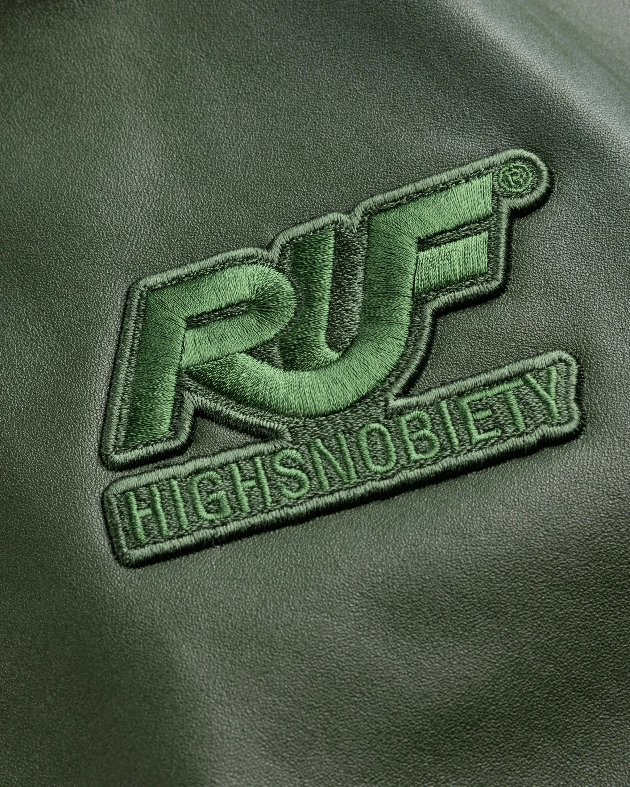 Cheap RUF Leather Bomber green