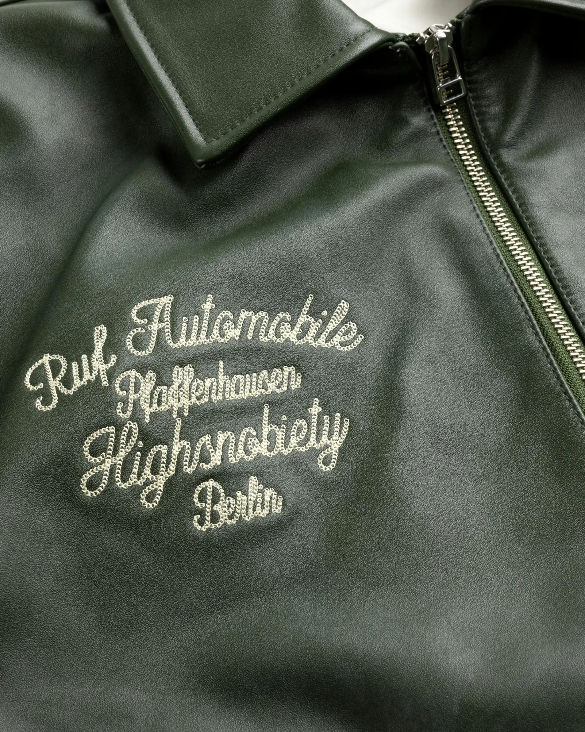 Cheap RUF Leather Bomber green