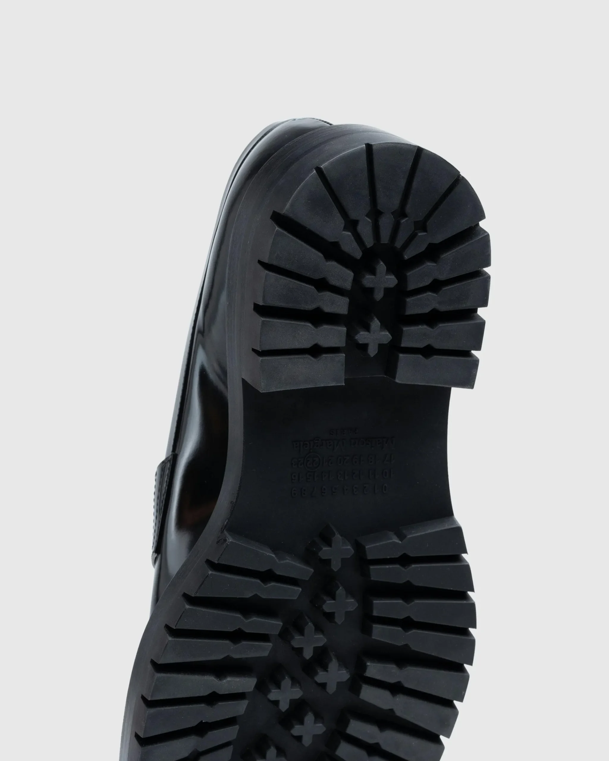 Outlet Maison Margiela Leather Tabi Loafers black