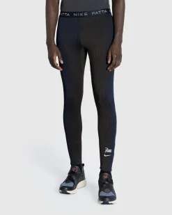 Hot Nike Leggings /Deep Royal Blue black