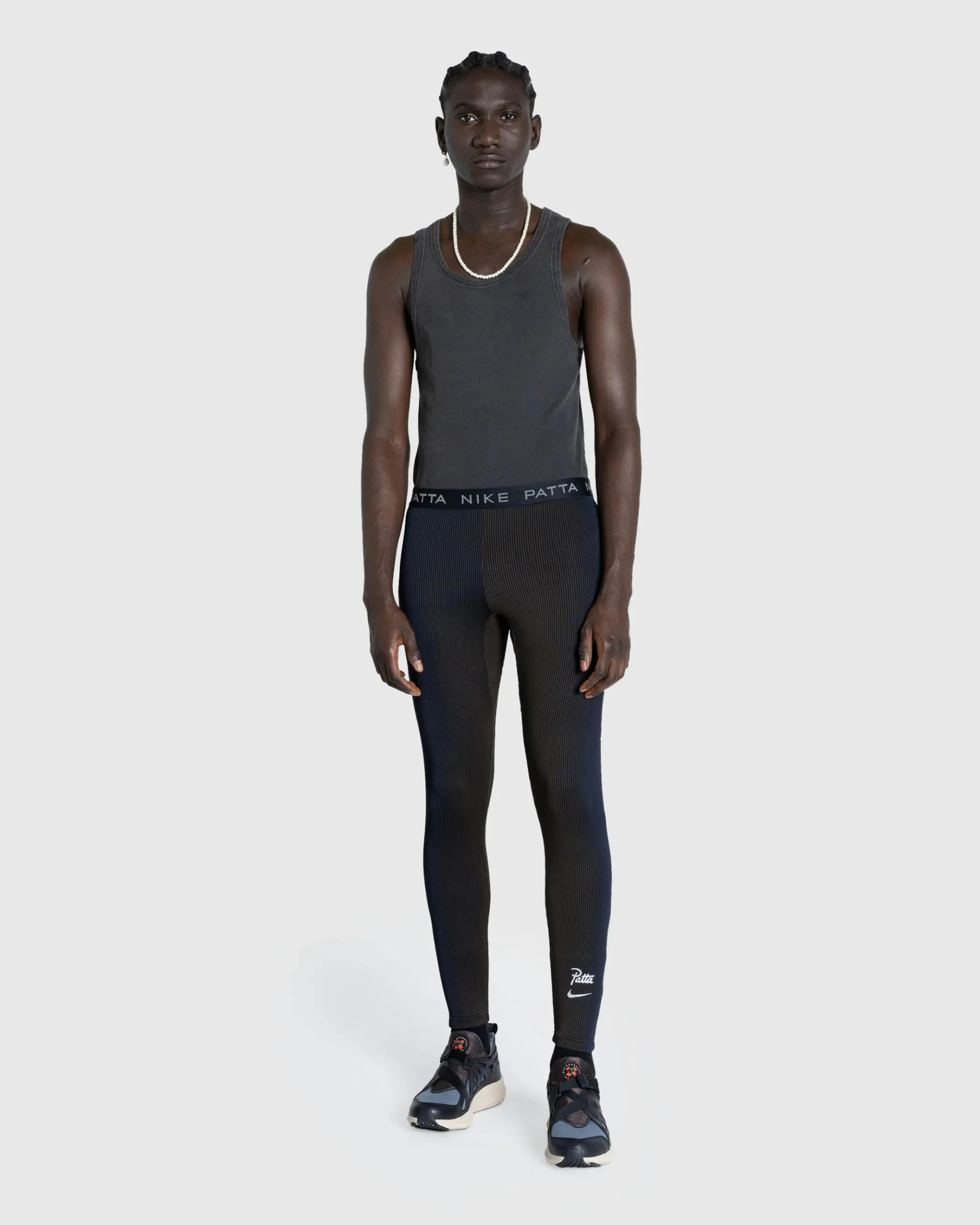 Hot Nike Leggings /Deep Royal Blue black