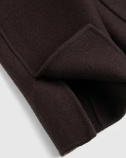 Flash Sale Meta Campania Collective Leon Collarless Jacket Dark Chocolate Brown darkchocolatebrown