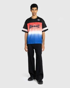 Best Awake NY LES Football Jersey Black/Multi blackmulti