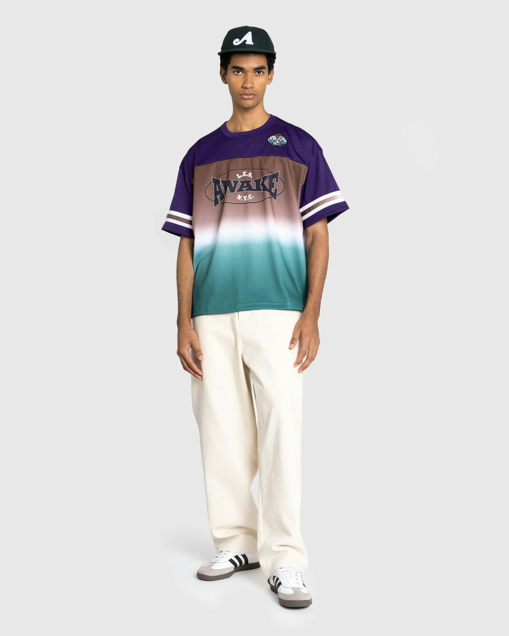 Online Awake NY LES Football Jersey Brown/Multi brownmulti