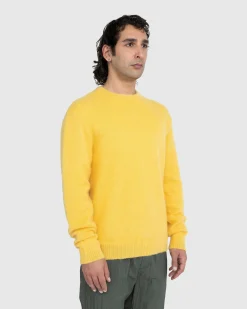 Hot Highsnobiety Light Alpaca Crew Sweater yellow
