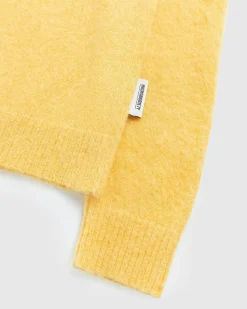 Hot Highsnobiety Light Alpaca Crew Sweater yellow