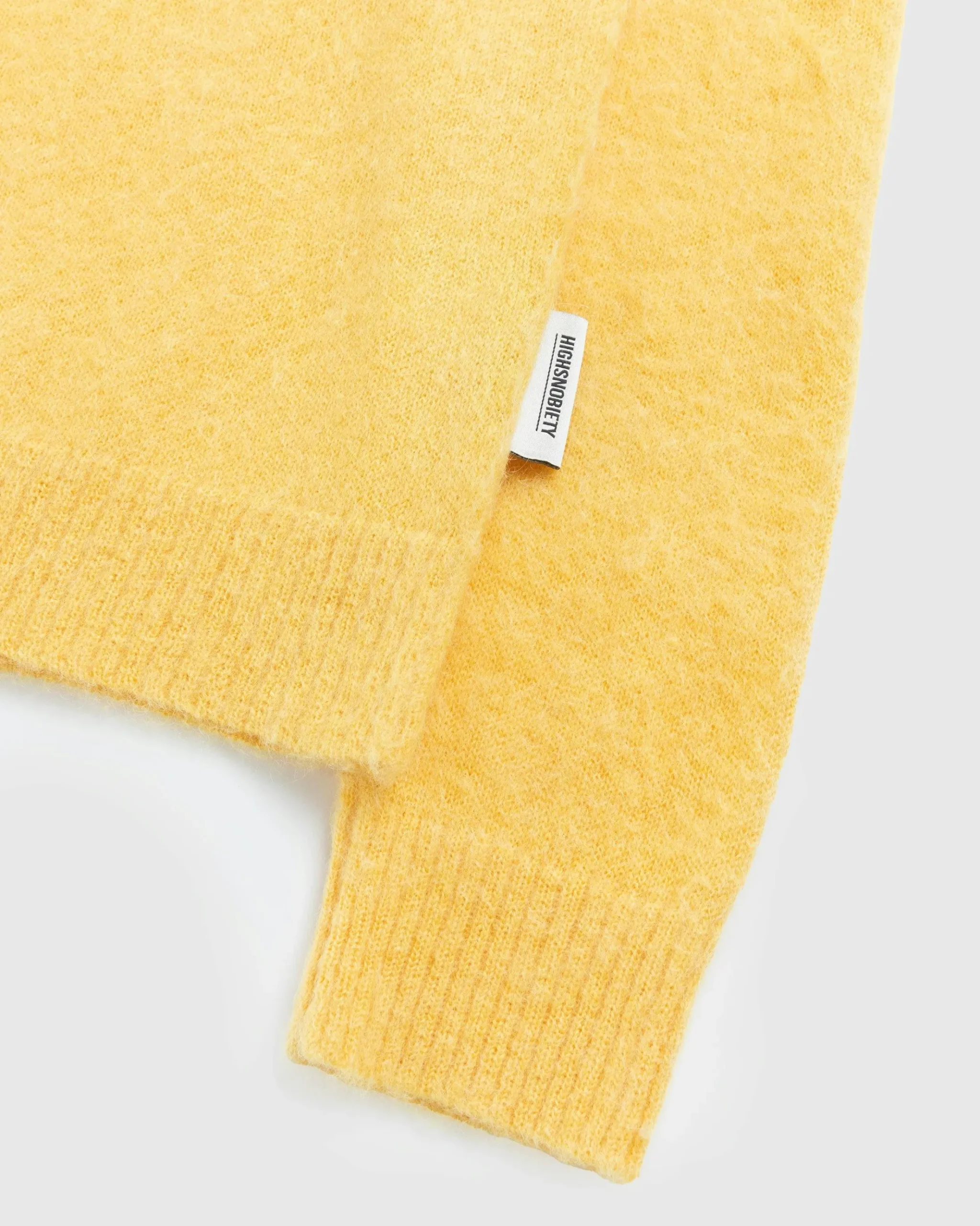 Hot Highsnobiety Light Alpaca Crew Sweater yellow