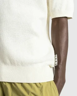 Clearance Highsnobiety HS05 Light Knit Polo eggshell