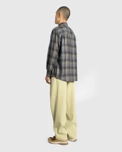 Fashion Auralee Light Wool Max Gabardine Two-Tuck Slacks Light Khaki lightkhaki
