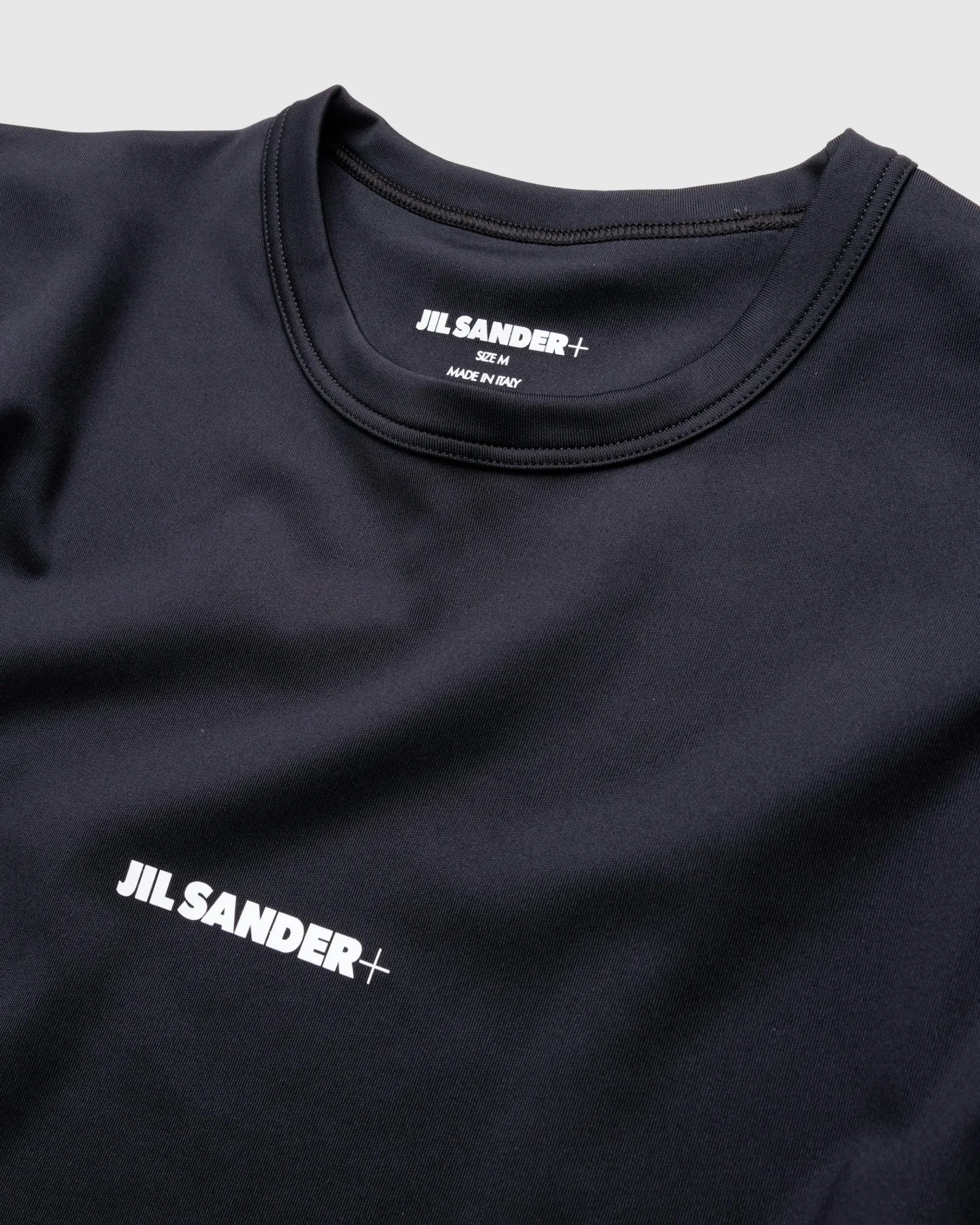 Best Jil Sander Logo Long-Sleeve T-Shirt black