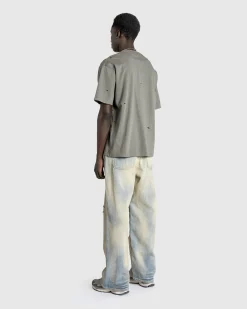 Clearance Acne Studios Logo T-Shirt mossgreen