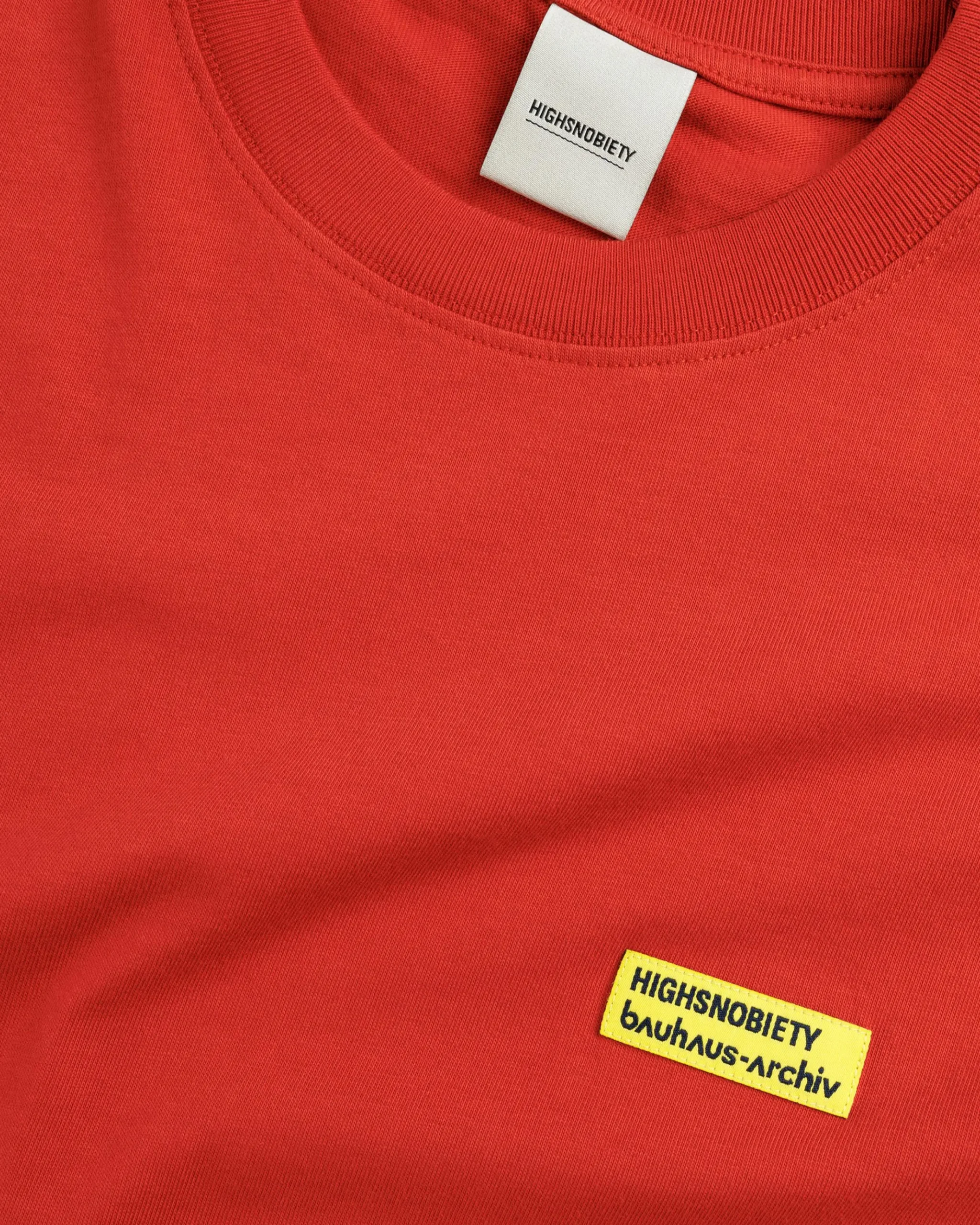 New Highsnobiety Logo T-Shirt Dusty Red dustyred