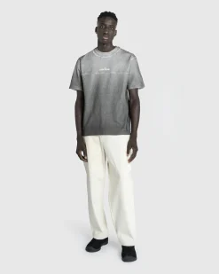 Online Stone Island Logo T-Shirt Lead Grey leadgrey