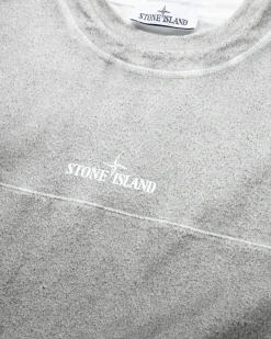 Online Stone Island Logo T-Shirt Lead Grey leadgrey