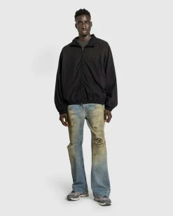 Clearance Acne Studios Logo Zipper Jacket black