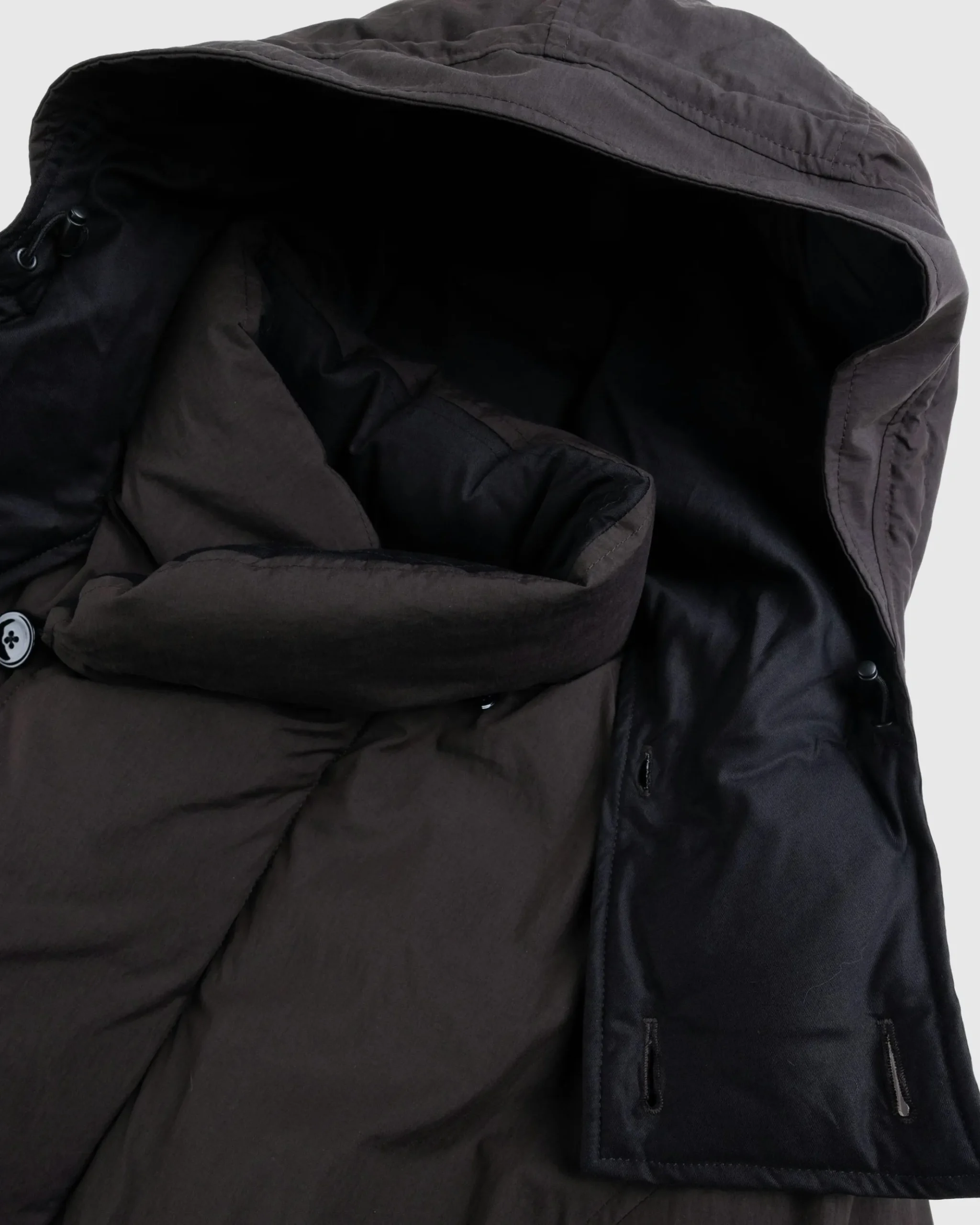 Store Lemaire Long Puffer Jacket espresso