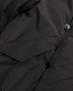 Store Lemaire Long Puffer Jacket espresso
