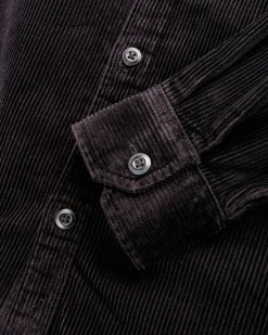 Discount Carhartt WIP Long-Sleeve Flint Shirt black/rinsed